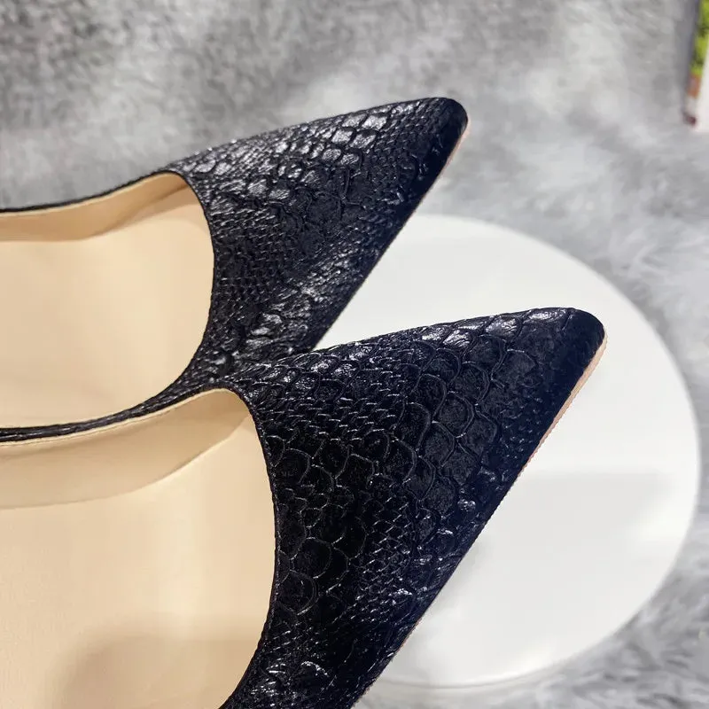 12cm Sexy Thin Heels Pointed Toe Pumps