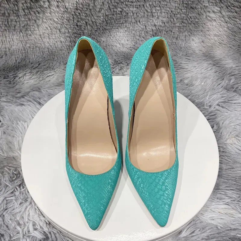 12cm Sexy Thin Heels Pointed Toe Pumps