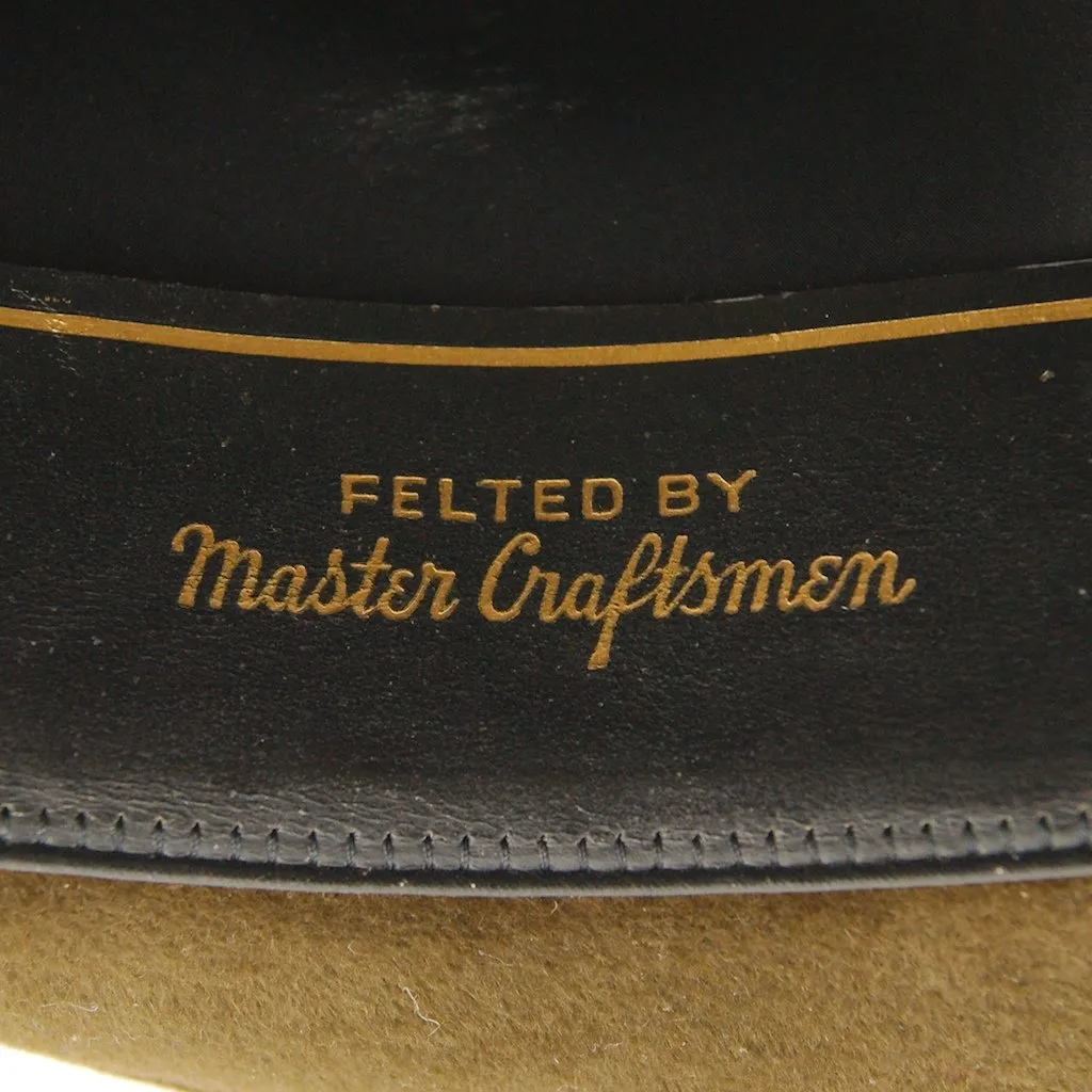 1950s Brown Velour Trilby Hat