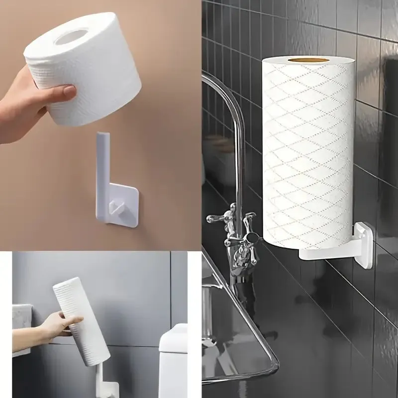 4-Pack: Wall Hat Rack, L-Shaped Storage Rack with Strong Adhesive