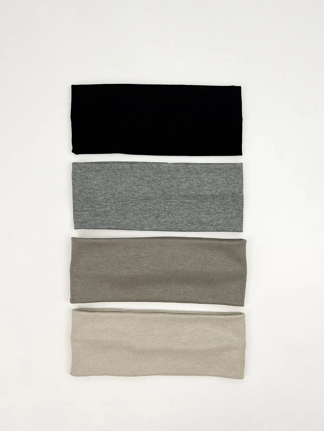 4-Piece Set of Fashion Knitted Hair Bands - Wide Elastic Headbands for Women