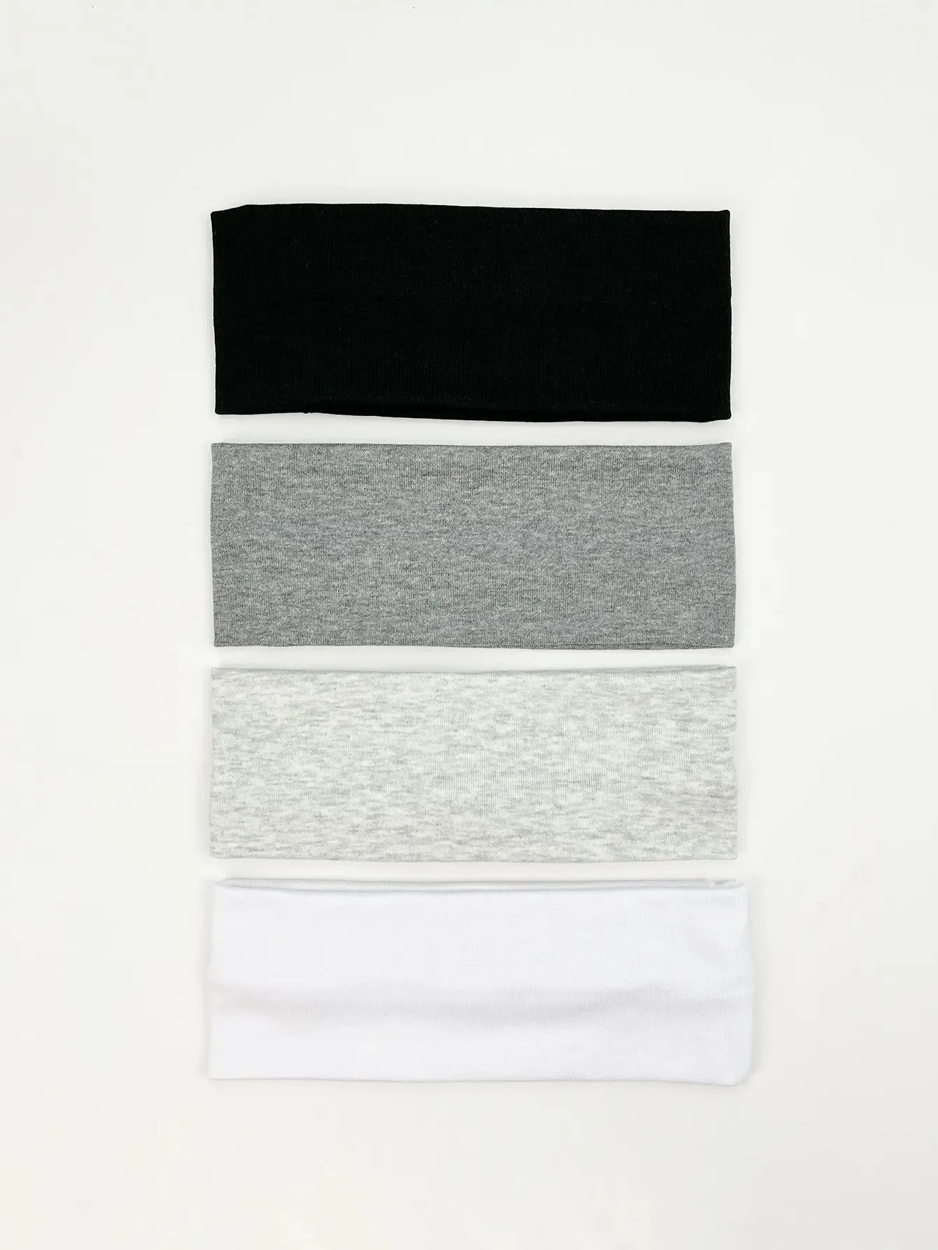 4-Piece Set of Fashion Knitted Hair Bands - Wide Elastic Headbands for Women