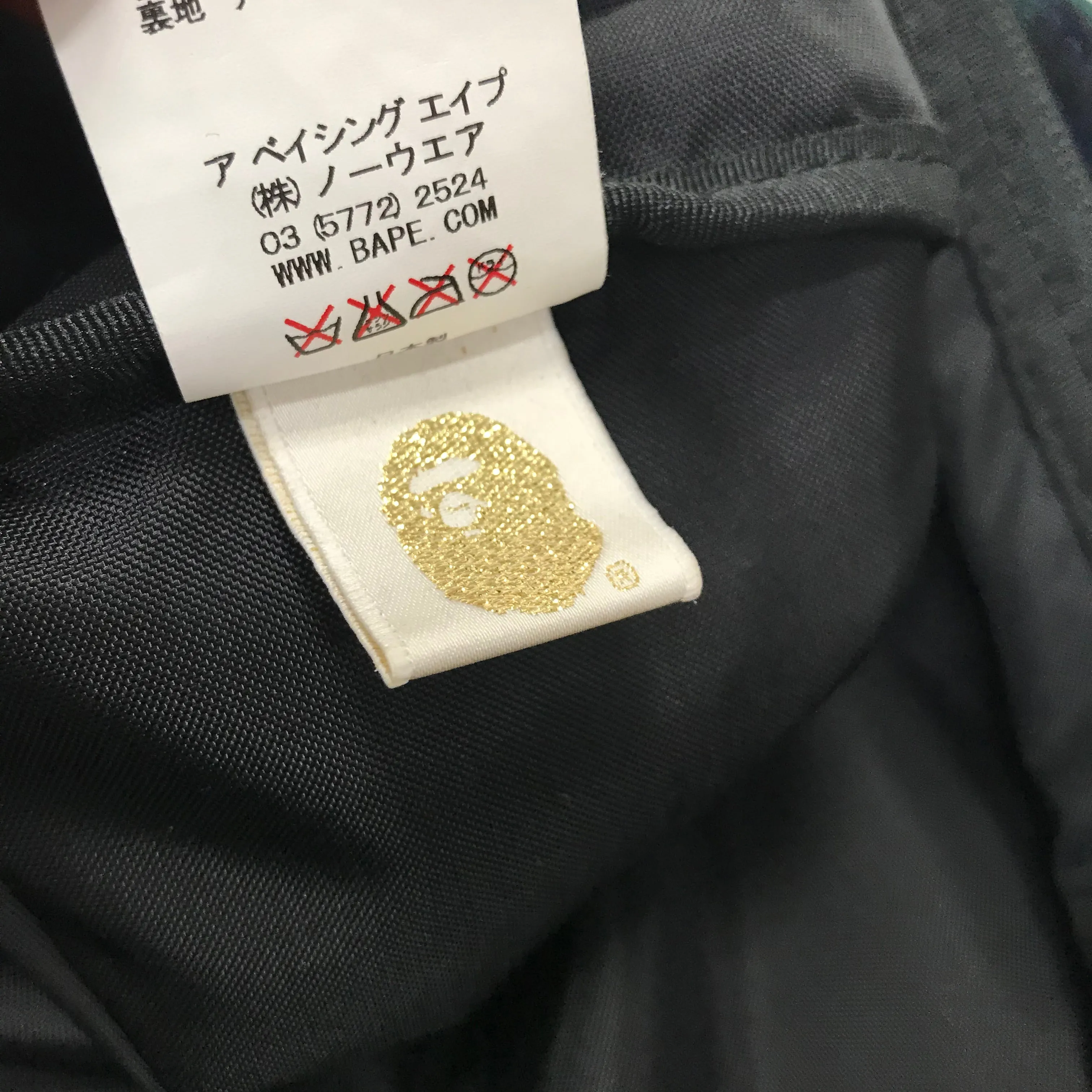 A Bathing Ape Bape x Lochcarron Tartan Plaid Backpack