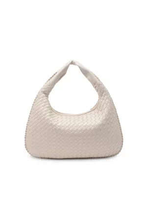 Adela Woven Hobo in Oatmilk