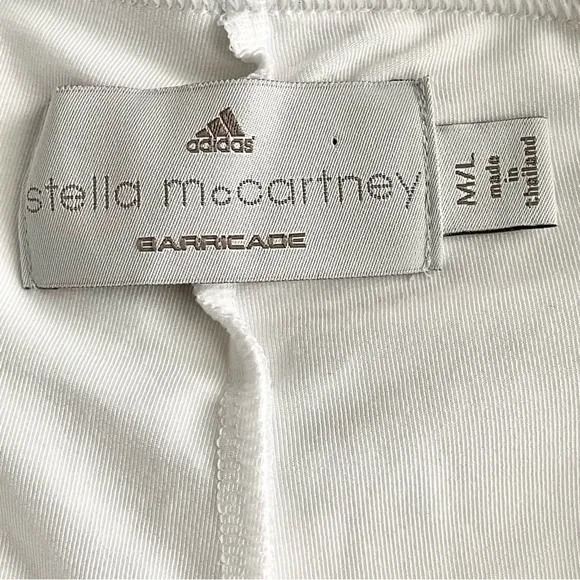 Adidas Stella McCartney Barricade Skort Ruffle Skirt w Shorts White Tennis Golf