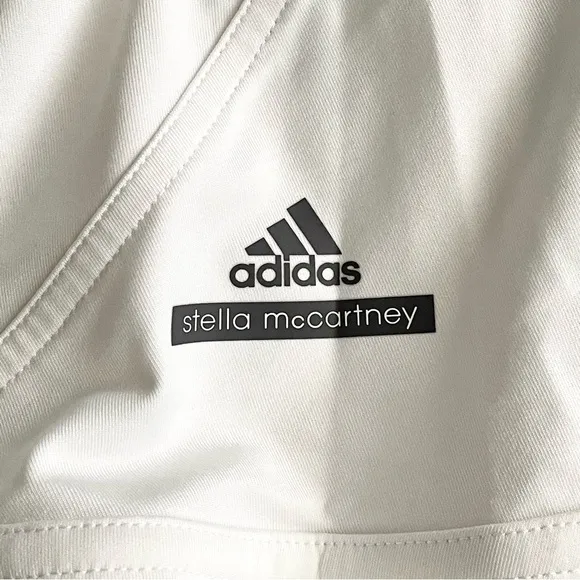 Adidas Stella McCartney Barricade Skort Ruffle Skirt w Shorts White Tennis Golf