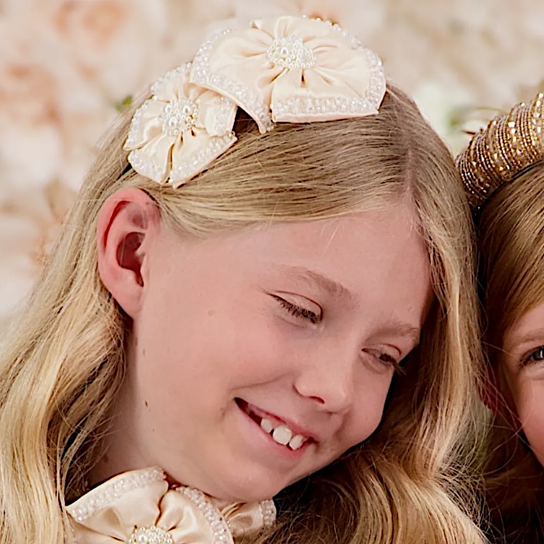 Angelina Designer Handmade Mint Kids Headband