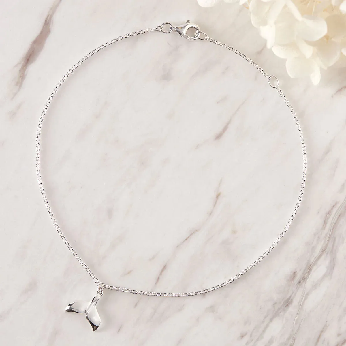 Avalon Whale Tail Anklet