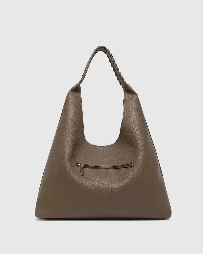 Avery Shoulder Bag in Mocha