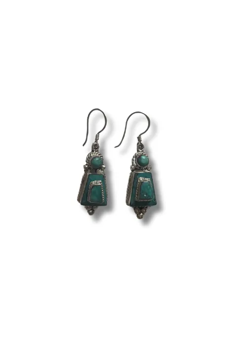 Azalia Drop Turquoise // Sterling Silver