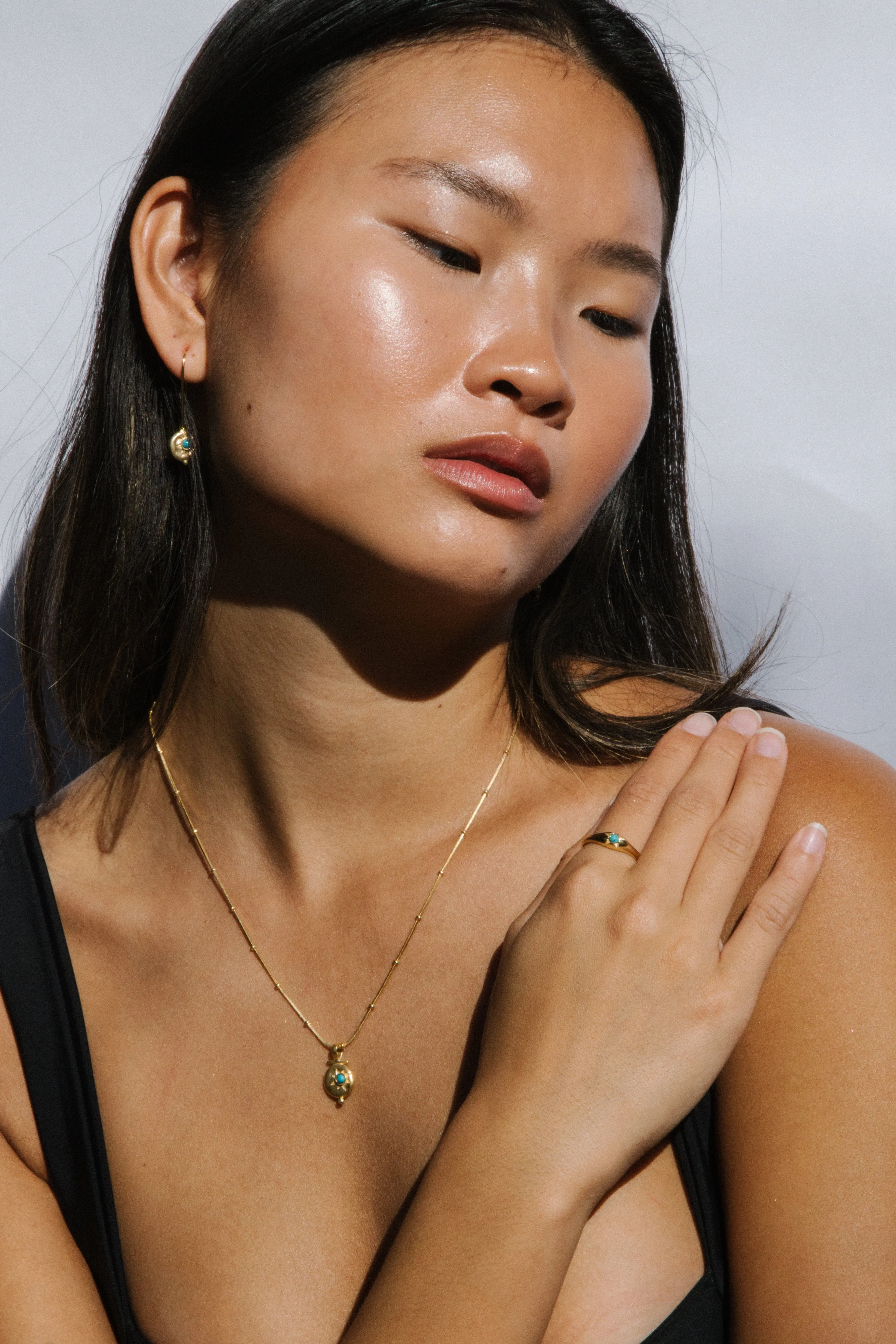 Azure Necklace // Gold