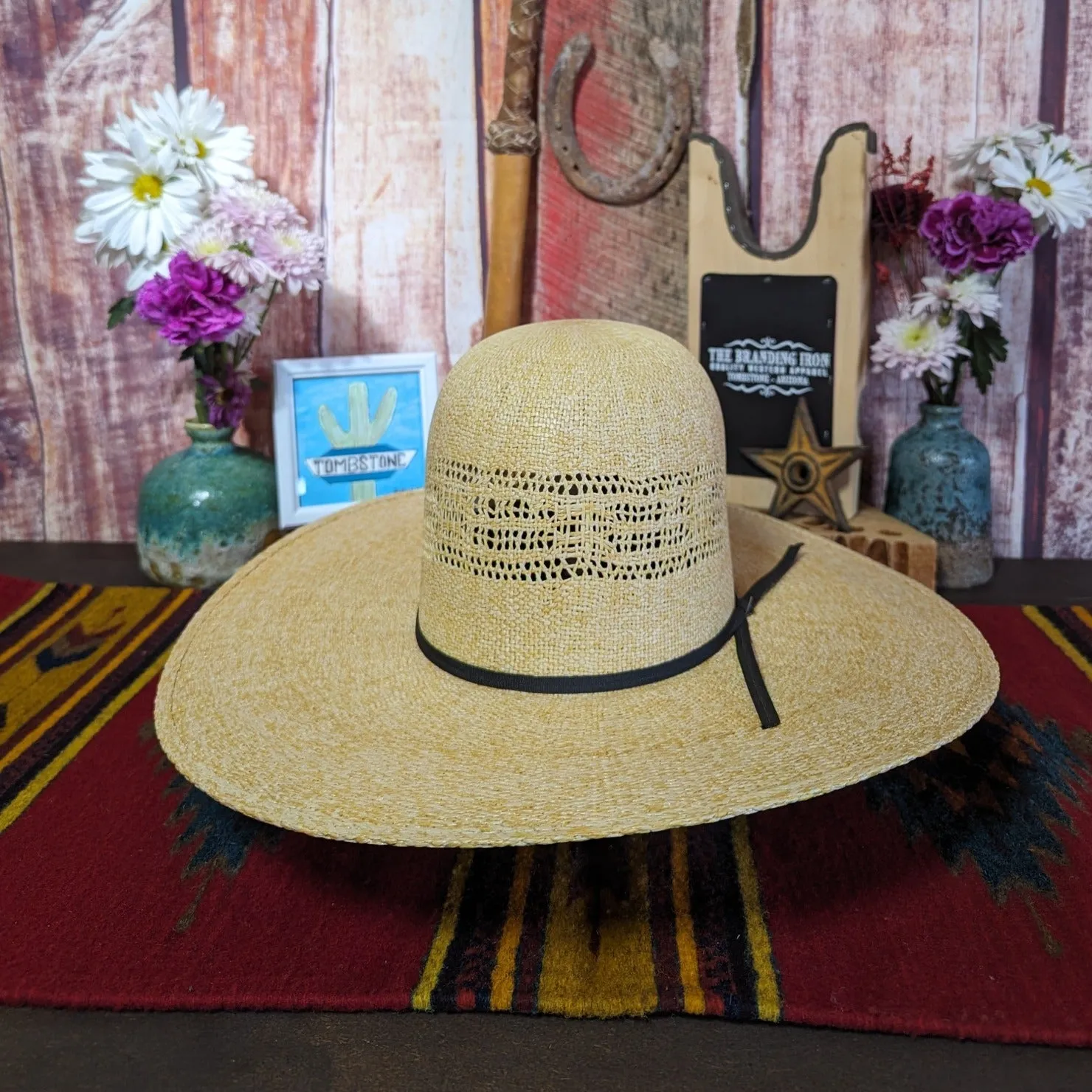 Bangora Straw Hat the "Open Crown" by Rodeo King   BangoraRK