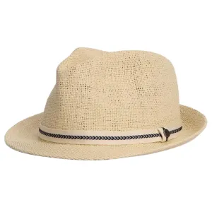 Barbour Bransdale Trilby Hat Natural
