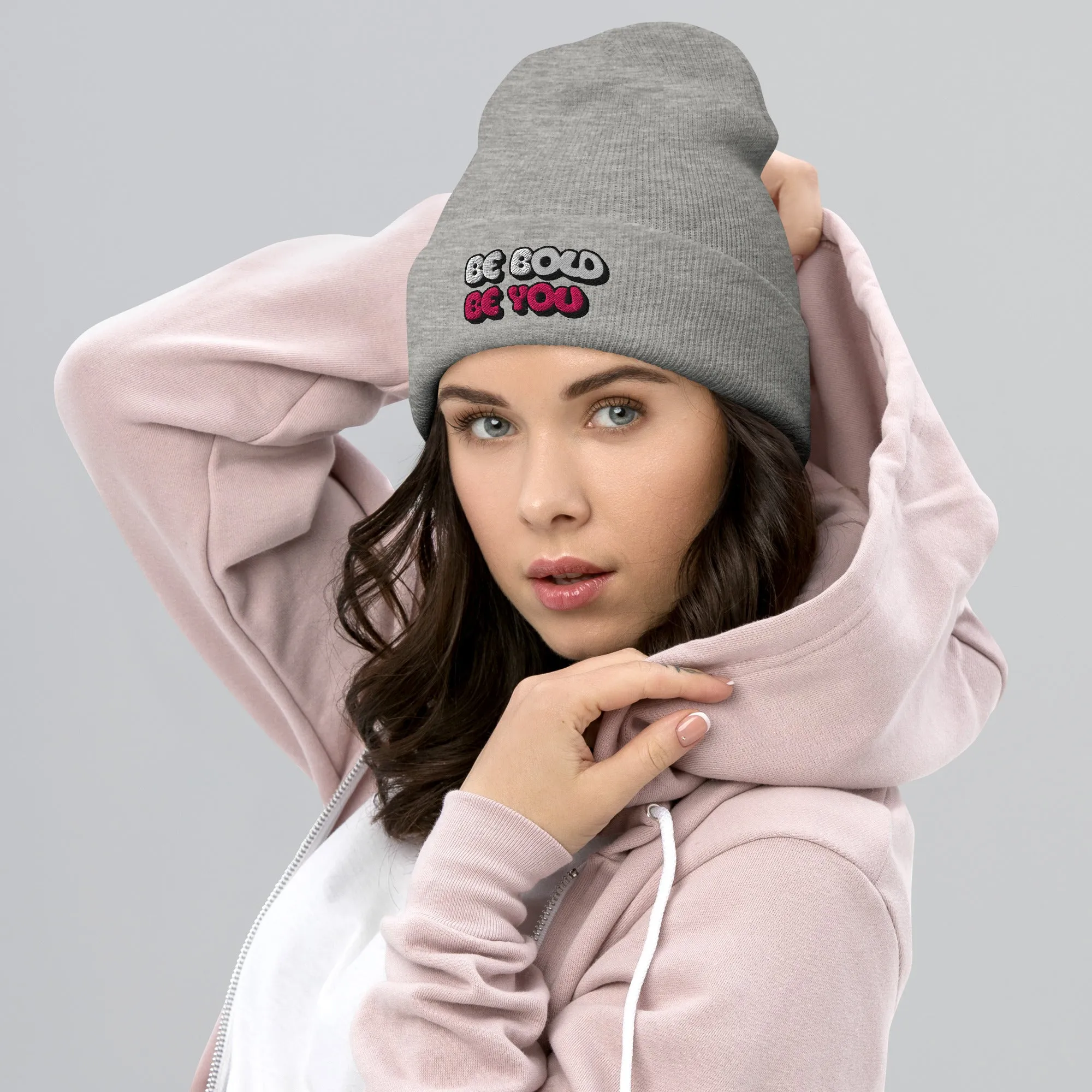 Be Bold Be You Stylish Cuffed Beanie - Totally Bri