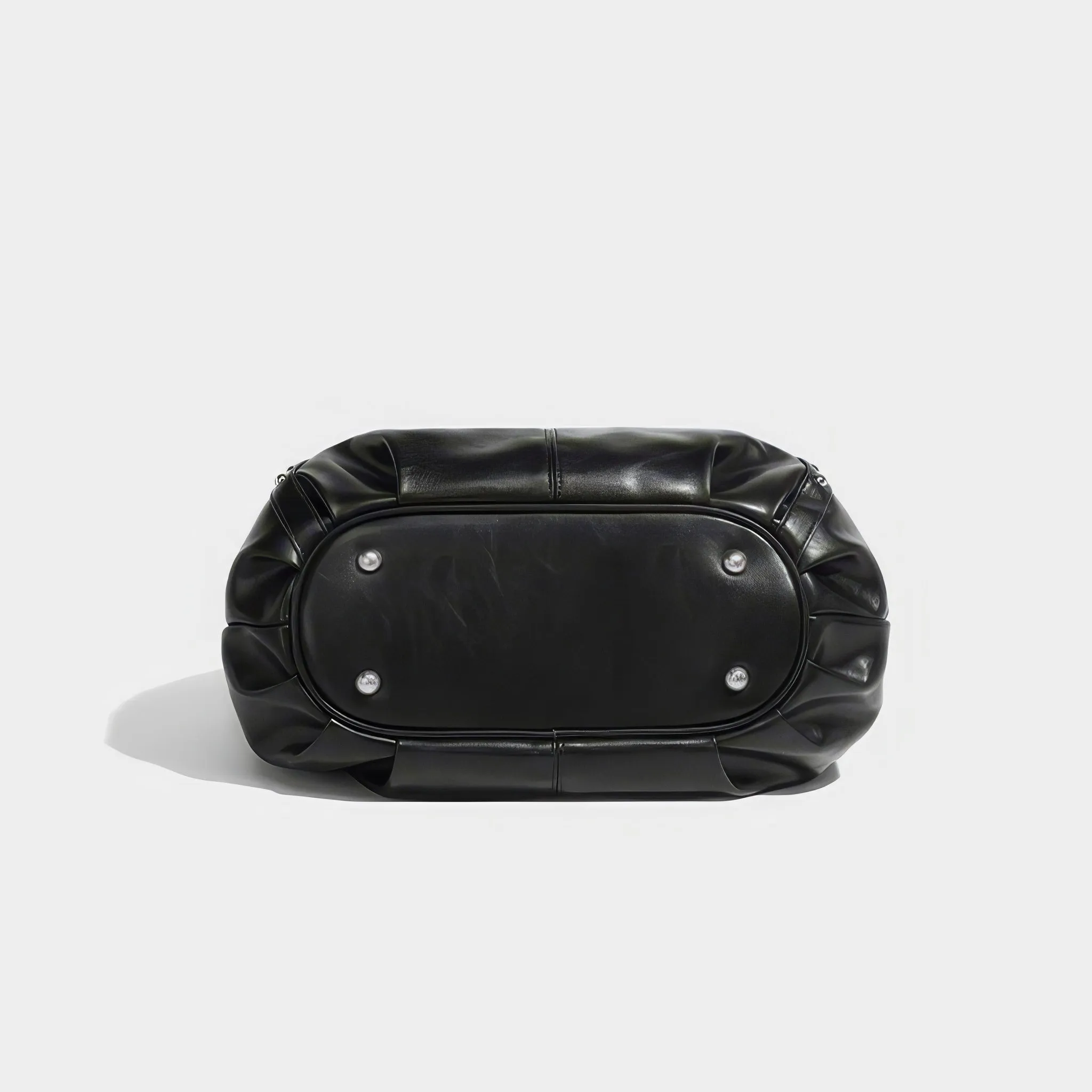 Belted Buckle Strap Soft Hobo Bag