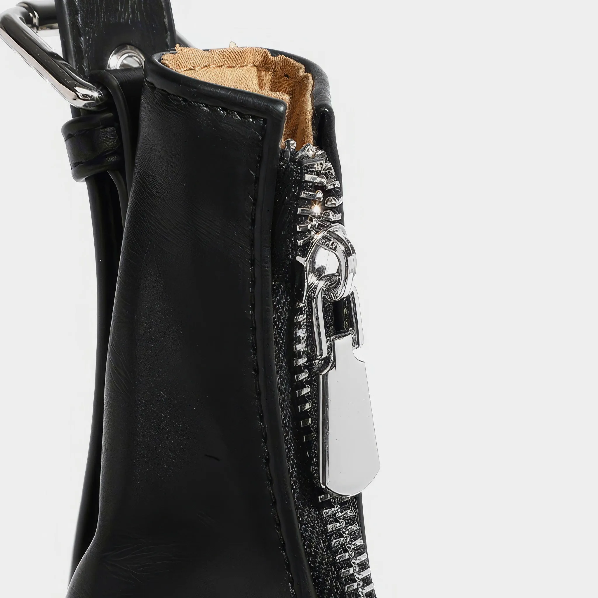 Belted Buckle Strap Soft Hobo Bag