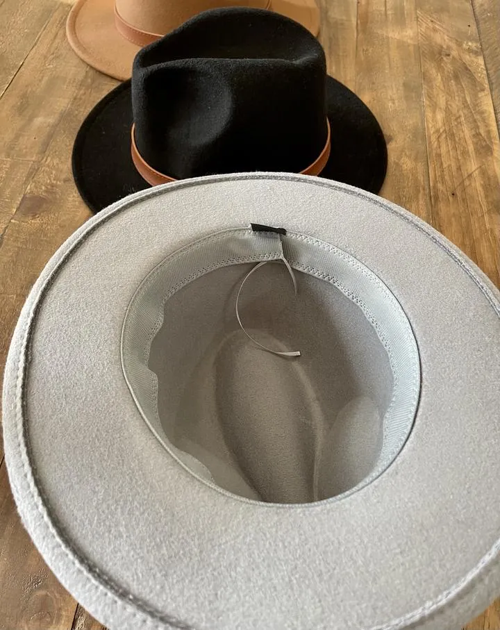 Belted Fedora Hat