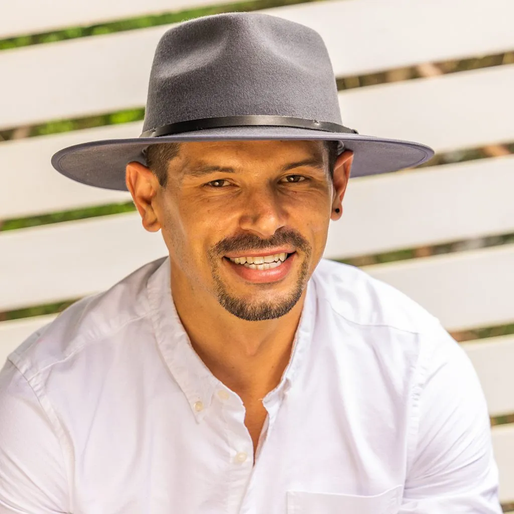 Benadict Fedora Hat - Grey
