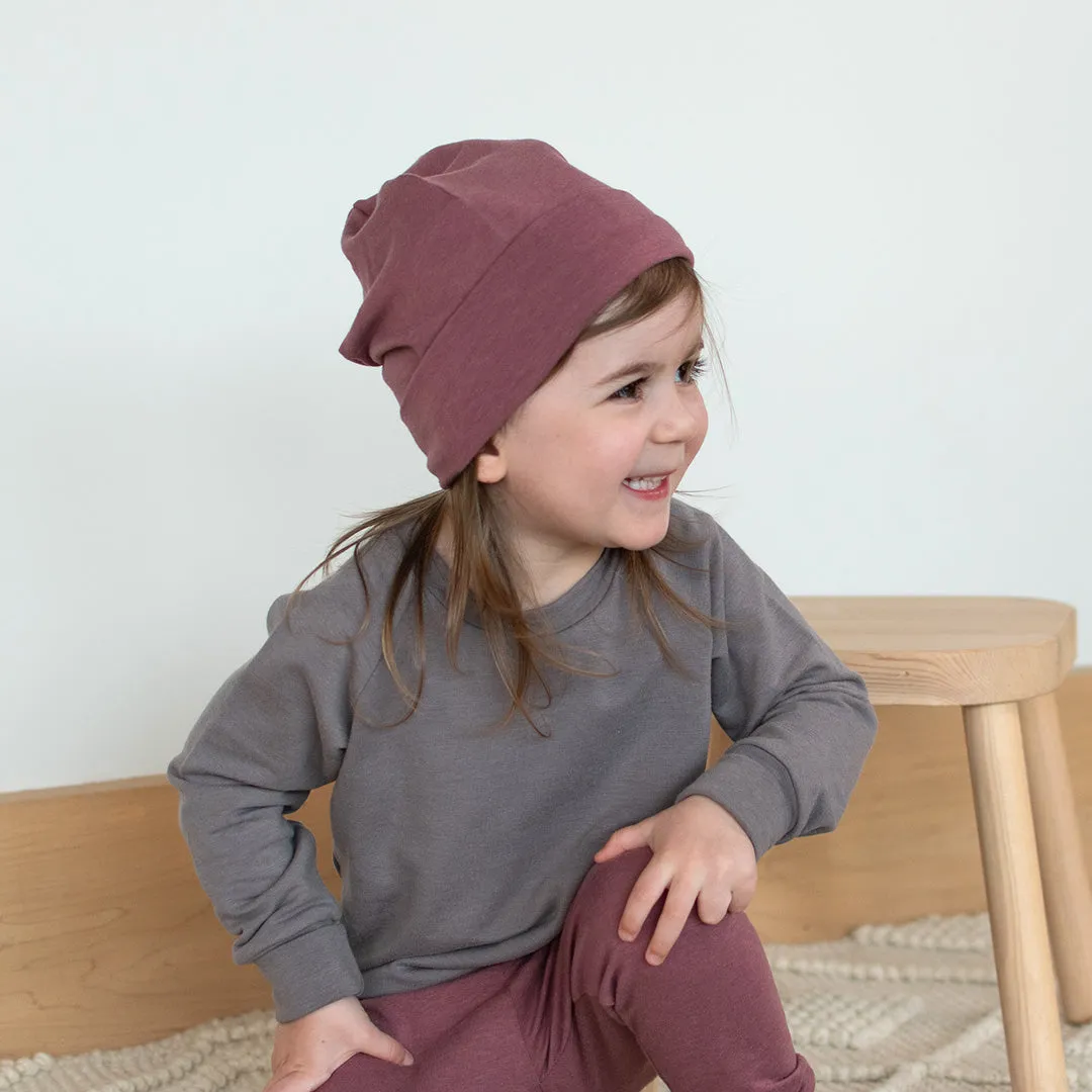 Berry Slouchy Beanie
