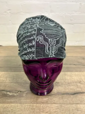 Black Prayer Print Headband