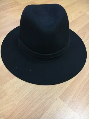 Black with black ribbon