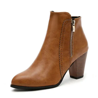 Block Heel Boots
