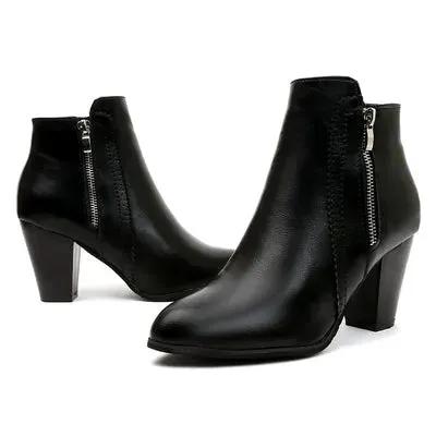 Block Heel Boots