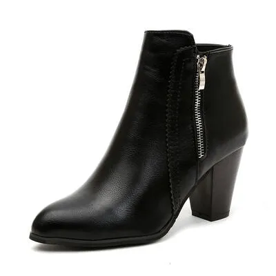 Block Heel Boots