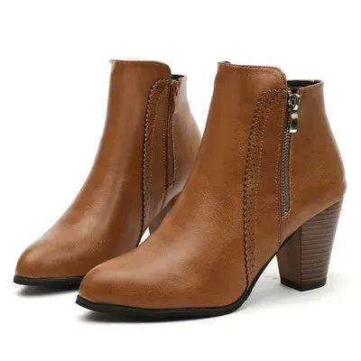 Block Heel Boots