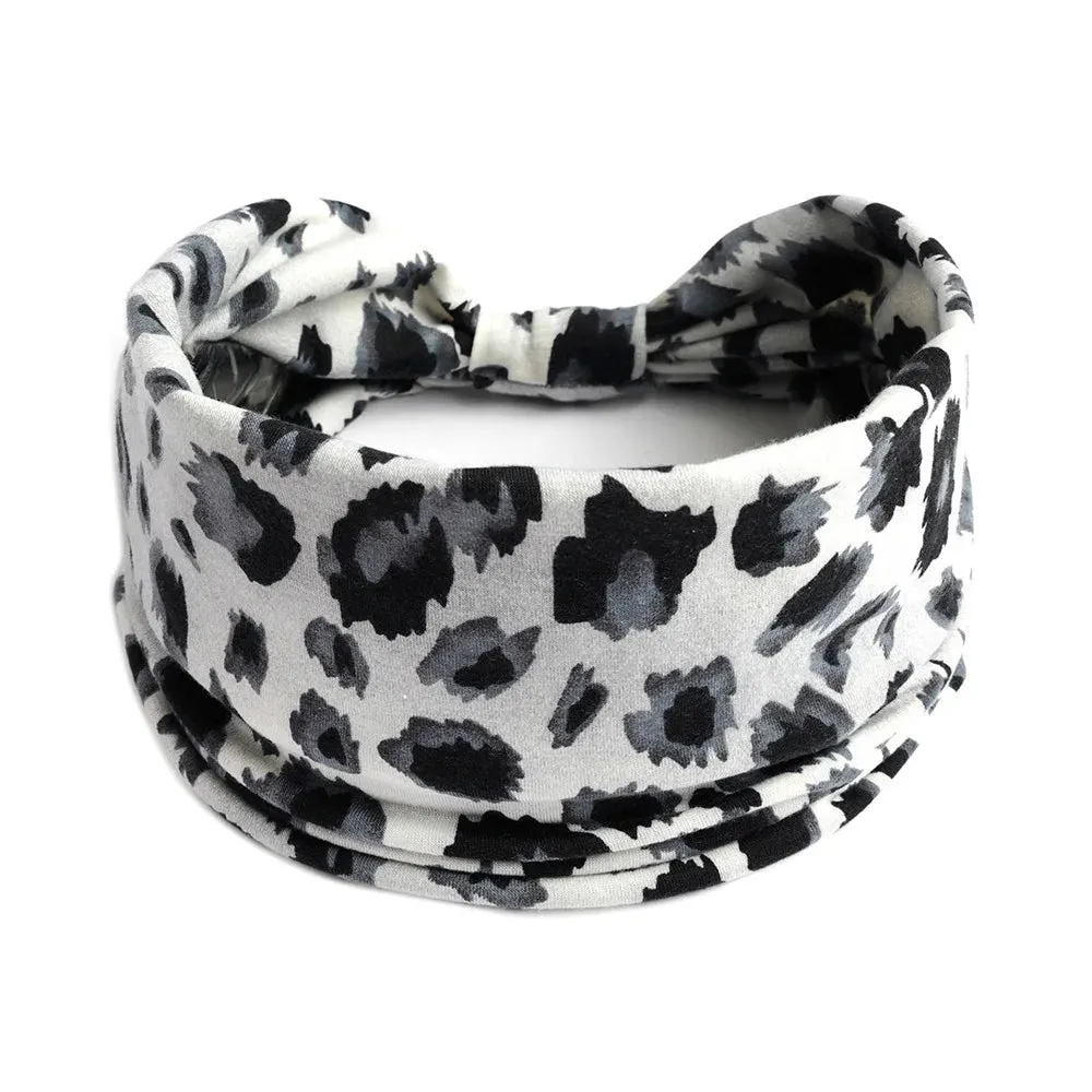 Bohemian Wide Cotton Stretch Headbands