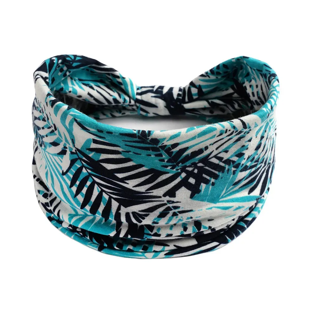 Bohemian Wide Cotton Stretch Headbands