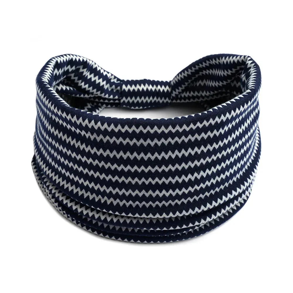 Bohemian Wide Cotton Stretch Headbands