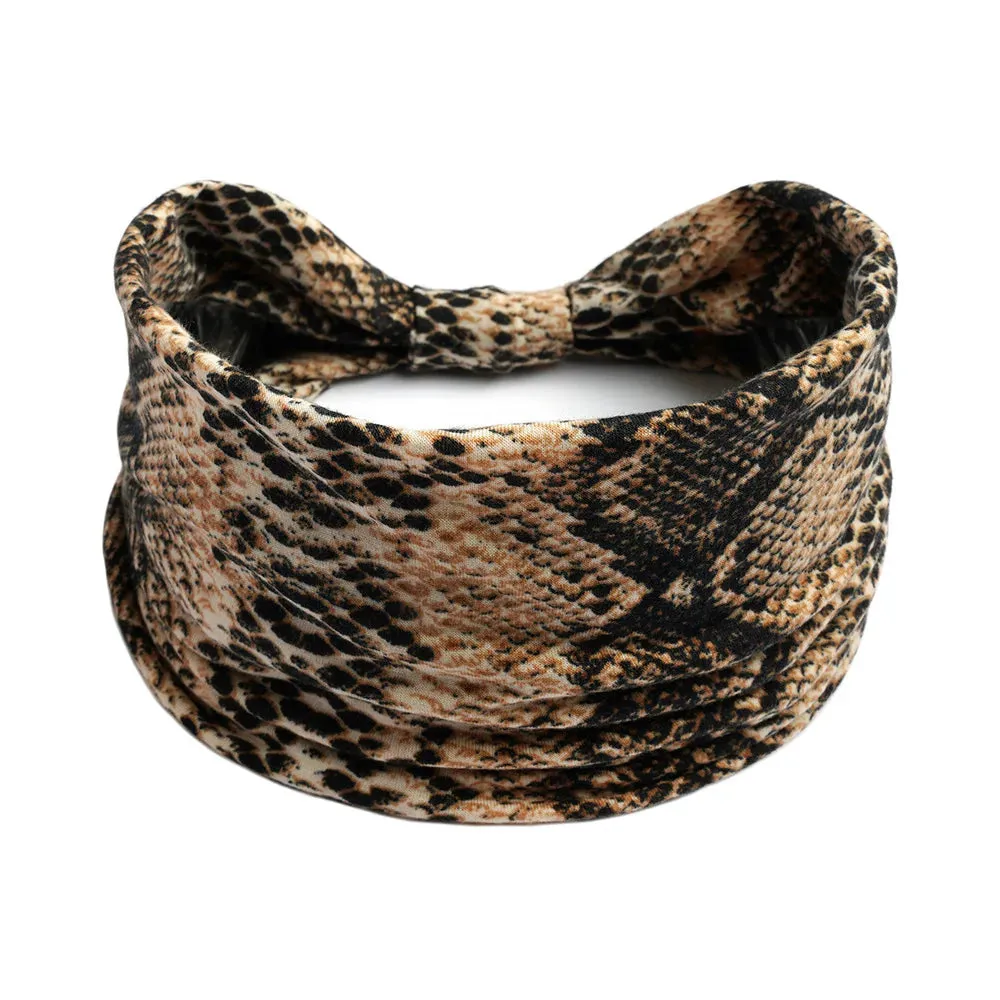 Bohemian Wide Cotton Stretch Headbands