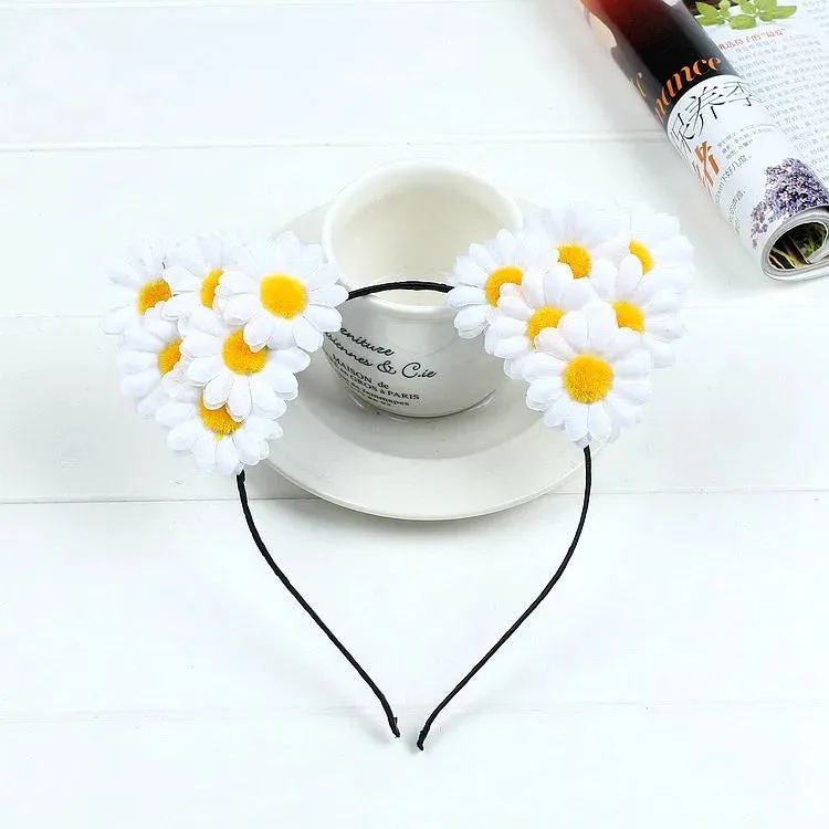 Boho Chic Daisy Girls Headbands