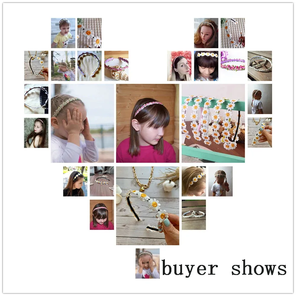 Boho Chic Daisy Girls Headbands