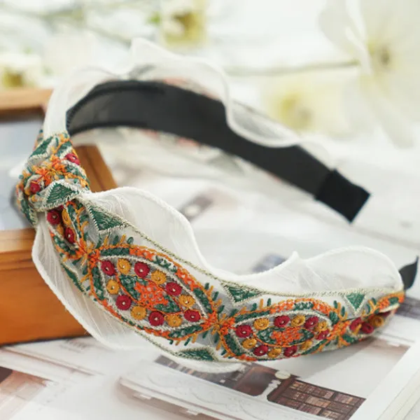 Boho Embroidered Headband 波西米亞民族風刺繡頭箍