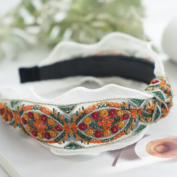 Boho Embroidered Headband 波西米亞民族風刺繡頭箍