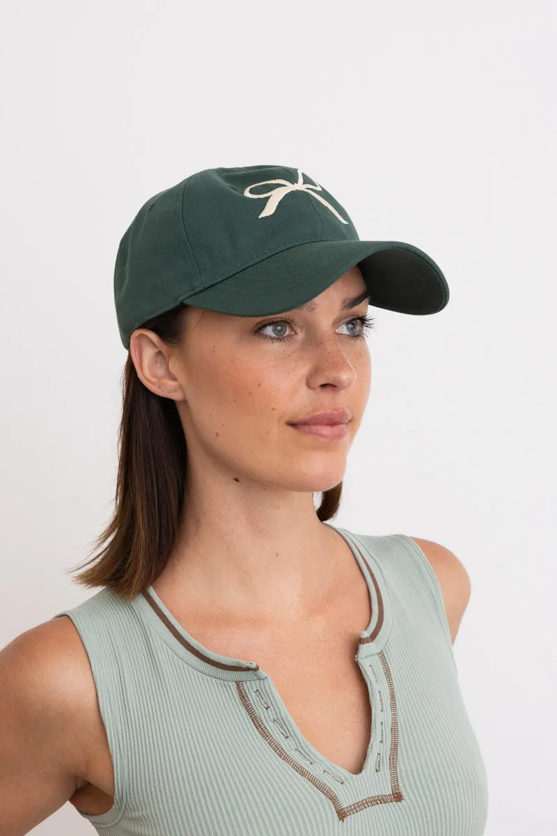 Bow Ribbon Embroidered Baseball Cap🎀⚾️