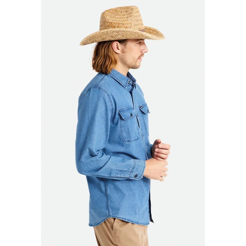Brixton - Houston Straw Cowboy - Straw Hat - Natural