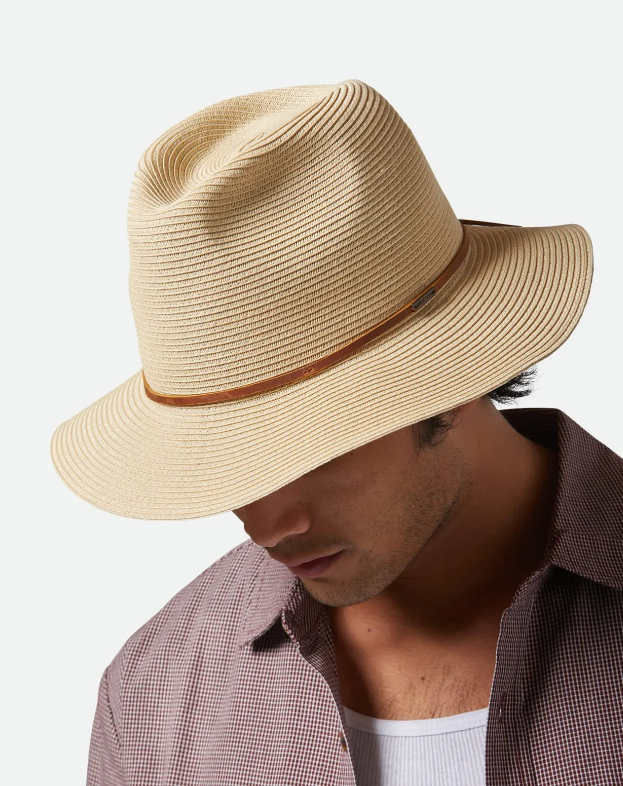 Brixton - Wesley Straw Packable Fedora