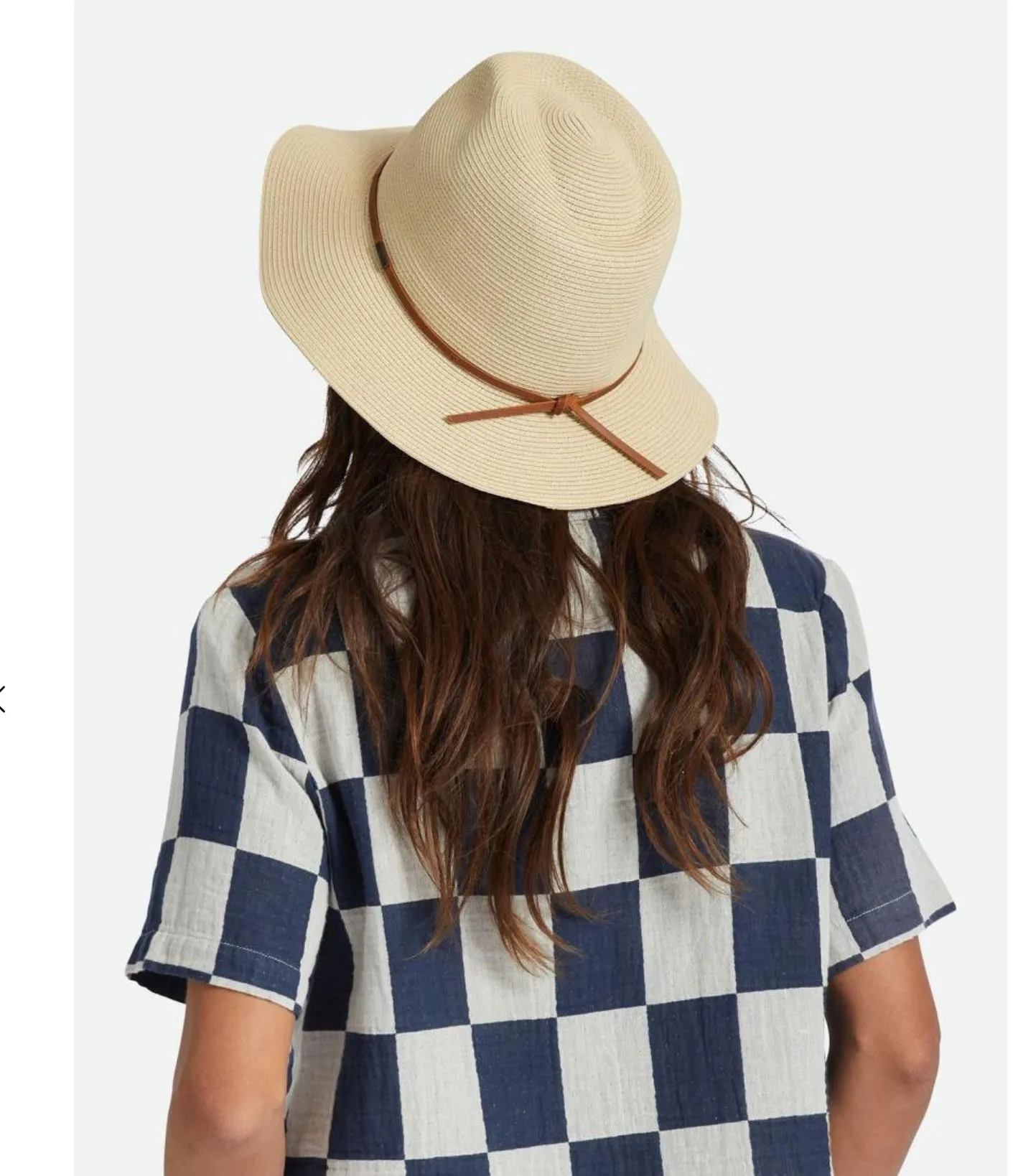 Brixton - Wesley Straw Packable Fedora
