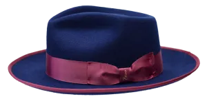 Bruno Capelo Night Hawk NI-694 Hat Navy/Maroon