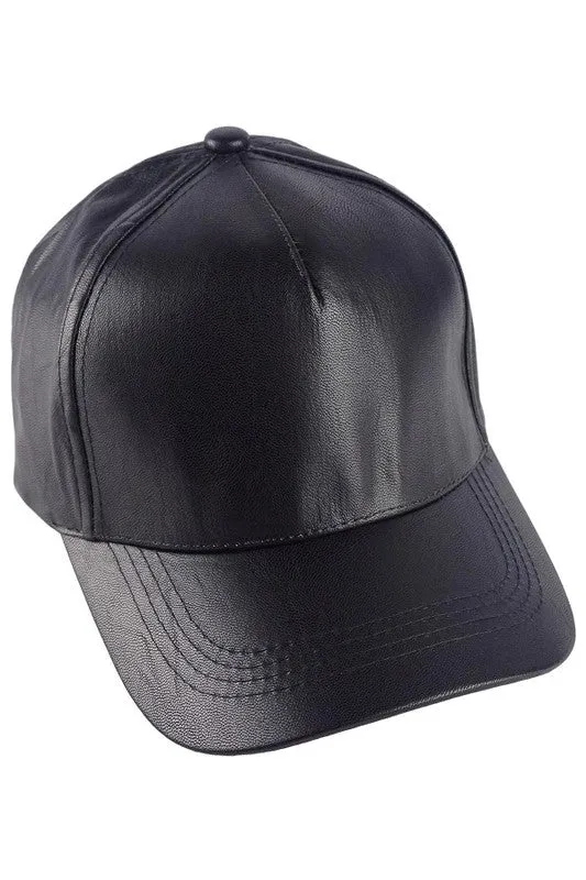 BRUNO VEGAN LEATHER HAT