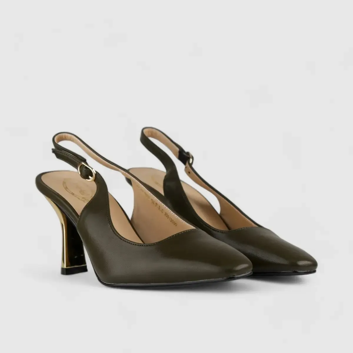 Bulbul Slingback Heel Olive CAR5026