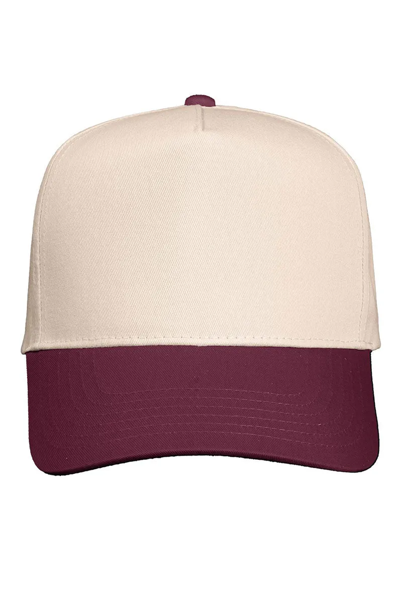 Caffeine Queen Embroidered Five Panel Twill Cap