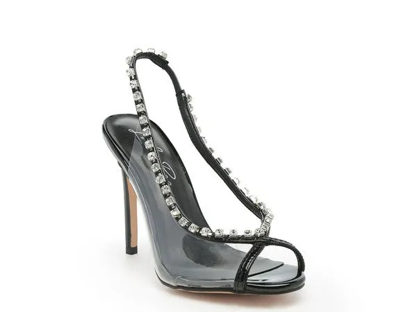 Camarine Clear 3.5" Stiletto Heel Sling-back Sandals