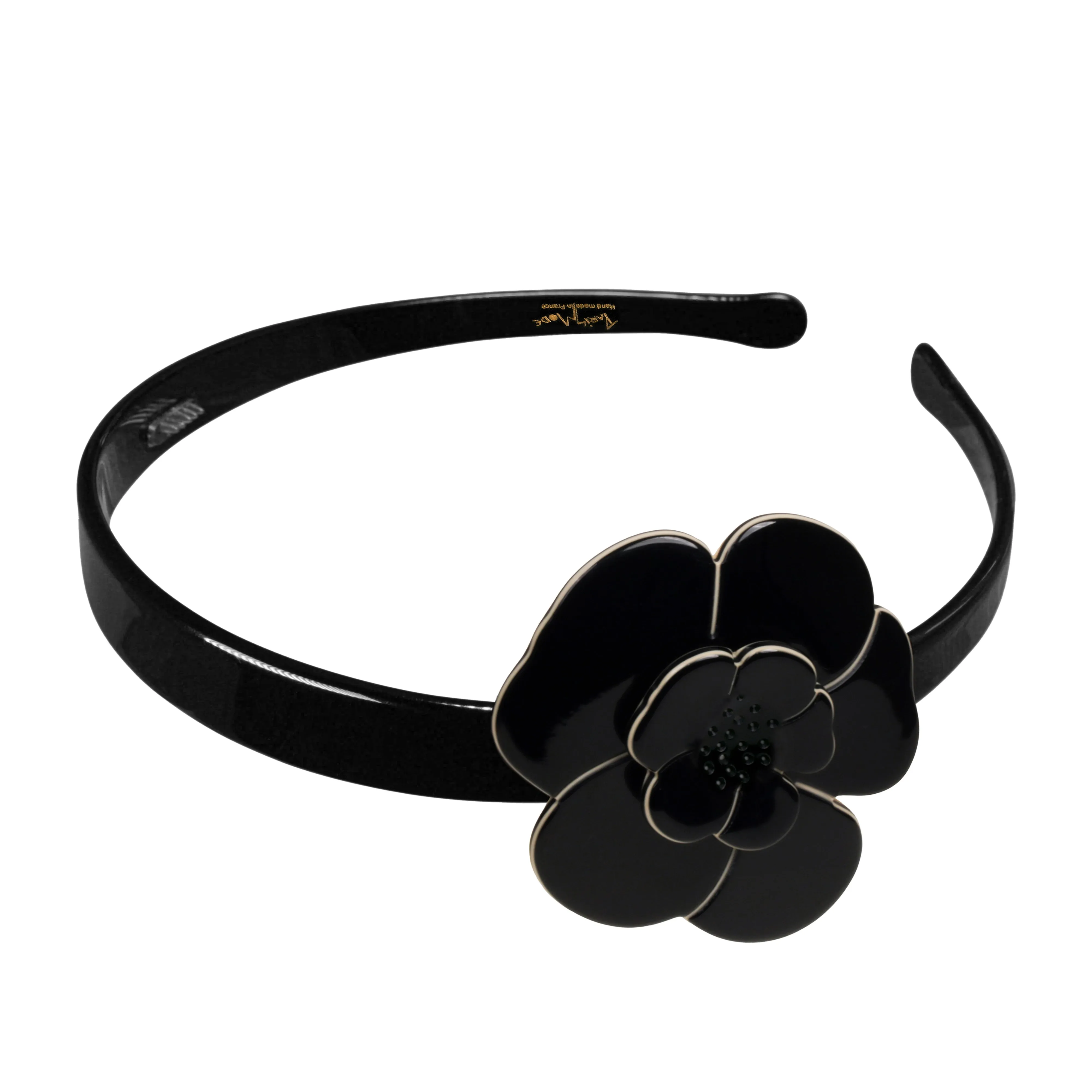 Camellia Singular Black Alice Band