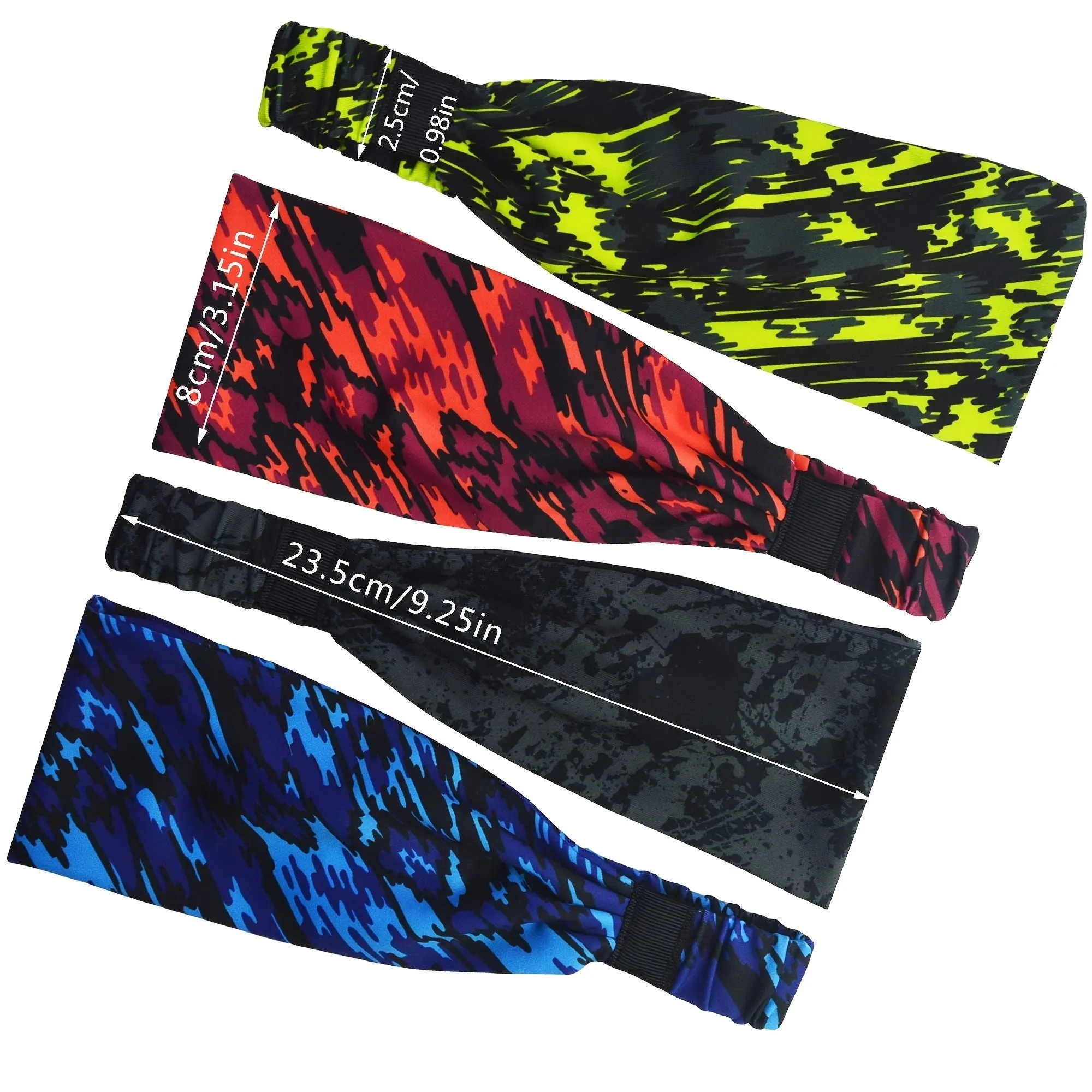 Camo Active Stretch Headbands for Fitness