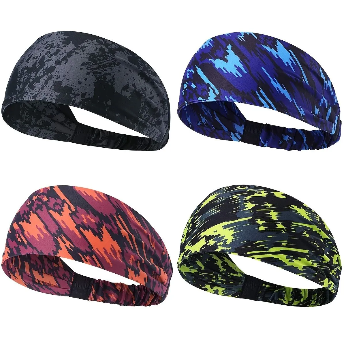 Camo Active Stretch Headbands for Fitness