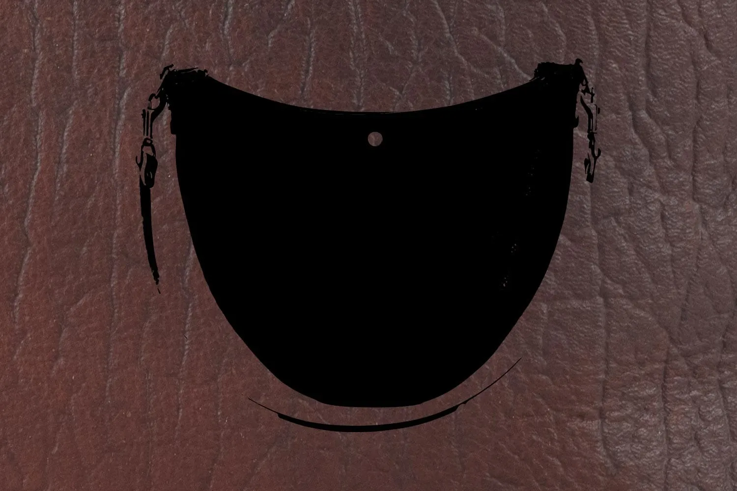 CELESTE LEATHER HOBO BAG - CHERRY BISON